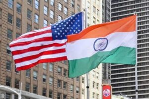 Visual representation of the strong trade relationship between India and the United States, highlighting exports, imports, and economic growth.