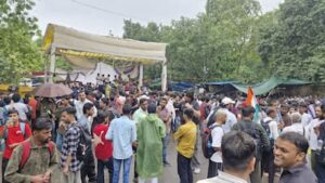 Students Continue Protest at Jantar Mantar