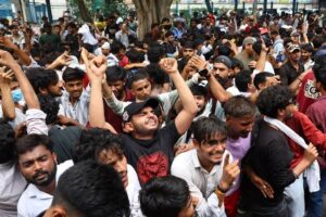 Dharmendra Pradhan resigns as Education Minister after weeks of Jantar Mantar student protests over the NEET-UG controversy. Pralhad Joshi gets additional charge.
