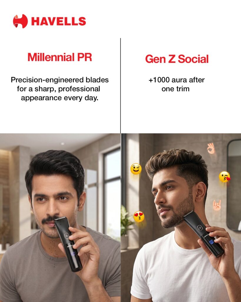 From Millennials to Gen Z,Havells just gets every generation.#Havells #GenZ #Millenial #Milleni