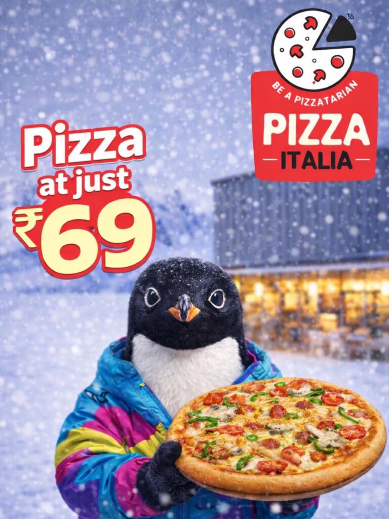 Hot, cheesy, and super affordable! 🍕Enjoy your favorite veg pizza at just ₹69 only at Pizza Ita