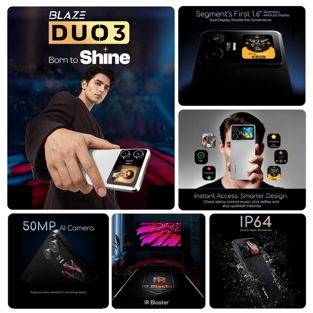 Introducing Blaze Duo 3 5G- Born to ShinePrice- 16,999Available at your nearest retail outlets &