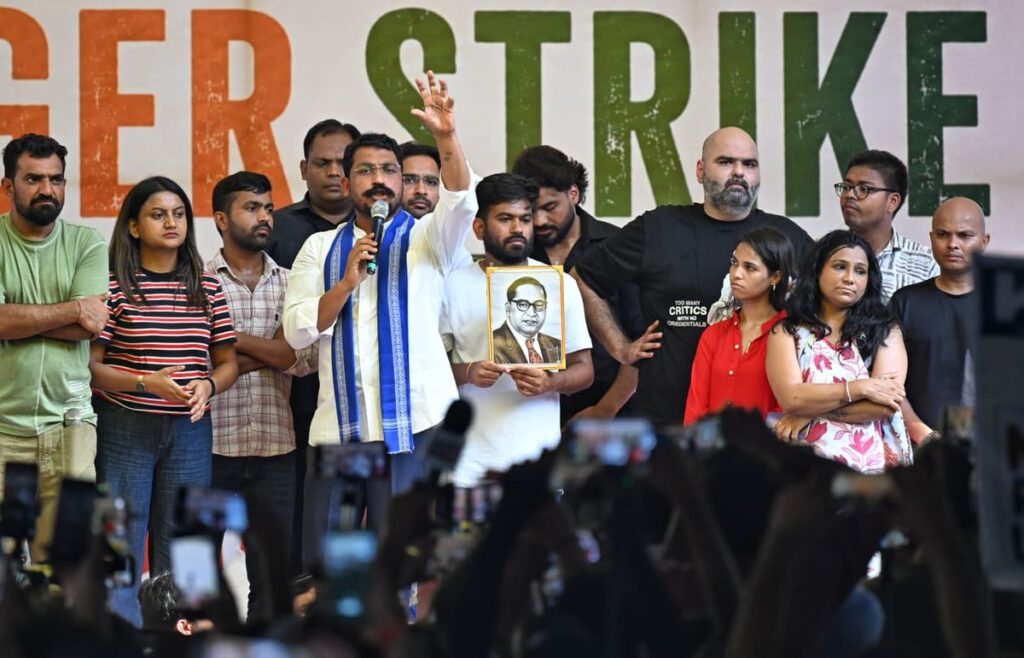 Kunal Kamra, Chandrashekhar Azad Join Day 25 CJP Protest; Sonam Wangchuk's Fast Gains Support