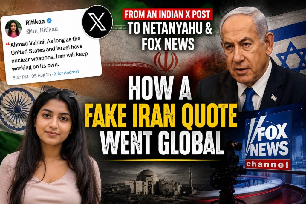 How a False Iran Nuclear Quote Went Viral From India to Israel